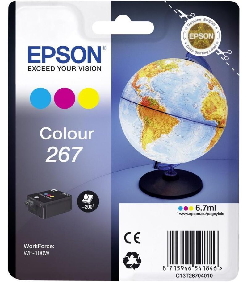 Ink Epson T267040 Color Work Force 100F