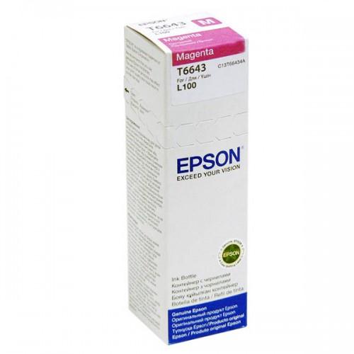 Ink Epson T66434A Magenta in bottle (70ml) Dye Colour Ink