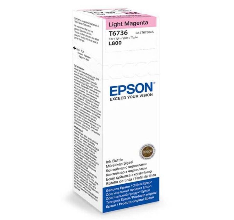 Ink Epson T67364A Light Magenta in bottle (70ml) Dye Colour Ink