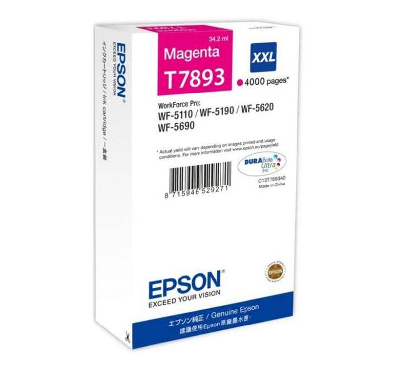 Ink Epson T789340 Magenta with pigment ink -Size XXL