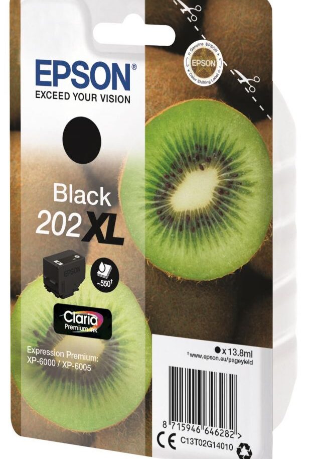 Ink Epson T02G14 C13T02G14010 Black XL - 13.8ml