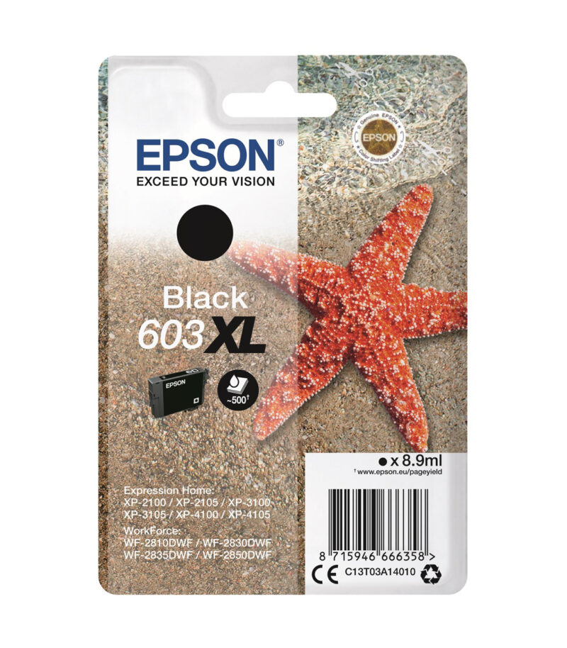 Ink Epson T03A140 C13T03A140 Black XL 8.9ml