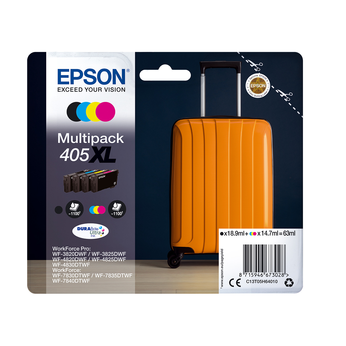 Ink DURABrite Ultra Epson T05H640 C13T05H640 Multi Pack 18.9 BL 14.7ml C+M+Y Ink DURABrite Ultra Epson T05H640 C13T05H640 Multi Pack 18.9 BL 14.7ml C+M+Y