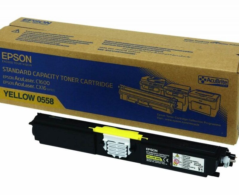Toner Laser Epson C13S050558 Yellow -1.6K Pgs