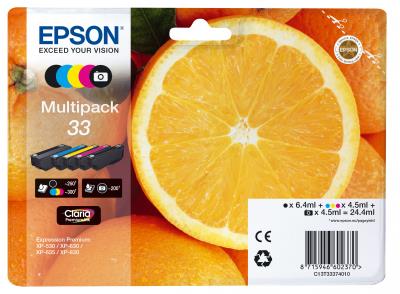 Ink Epson 33 C13T33374011 Claria Premium  Multipack