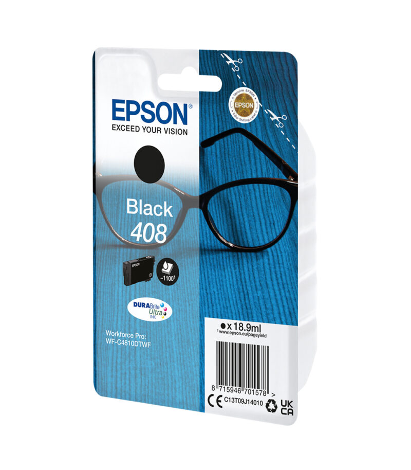 Ink Epson 408 C13T09J14010 Black - 18.9ml