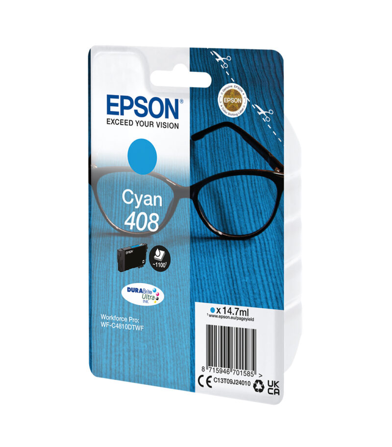 Ink Epson 408 C13T09J24010 Cyan - 14.7ml
