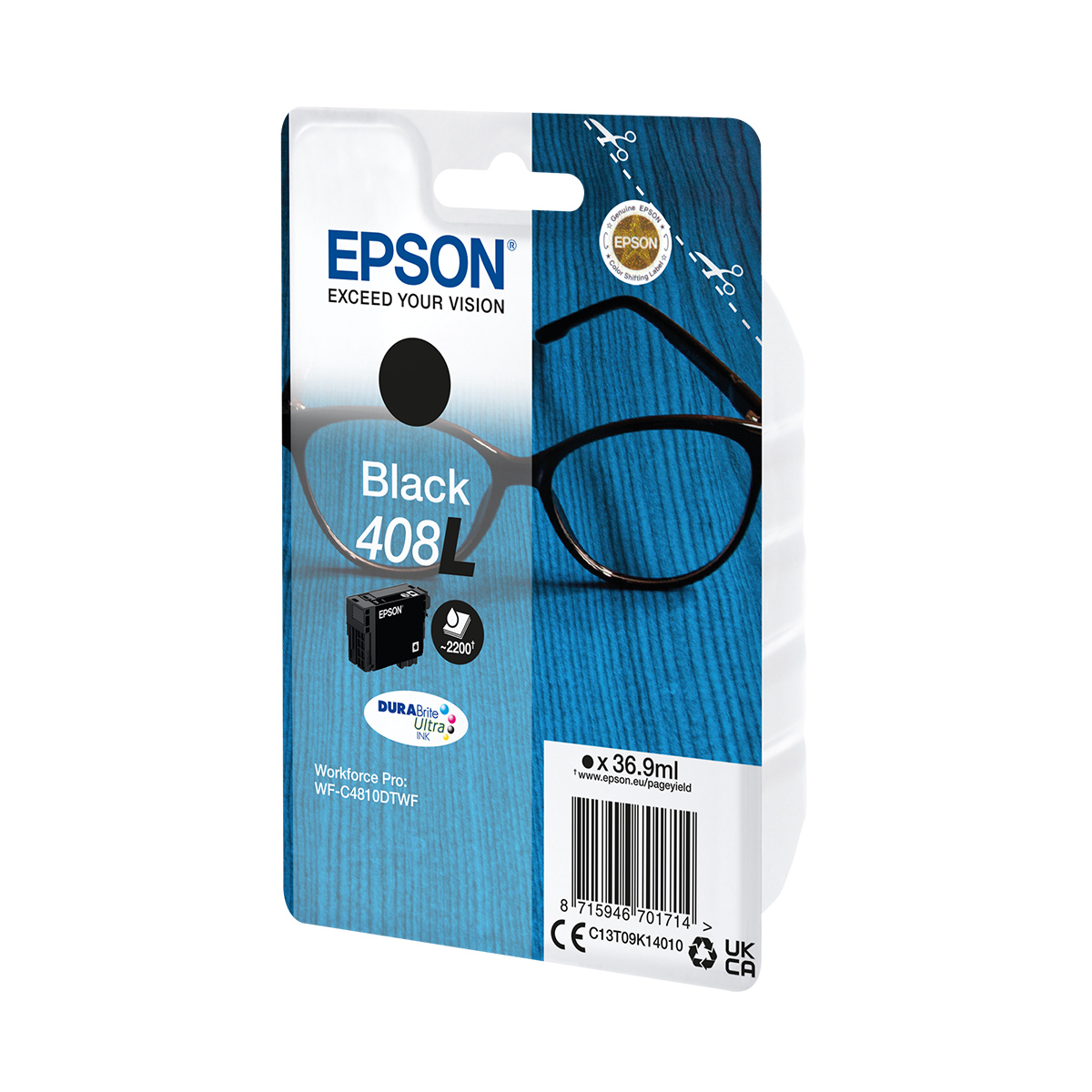 Ink Epson 408L C13T09K14010 Black - 36.9ml