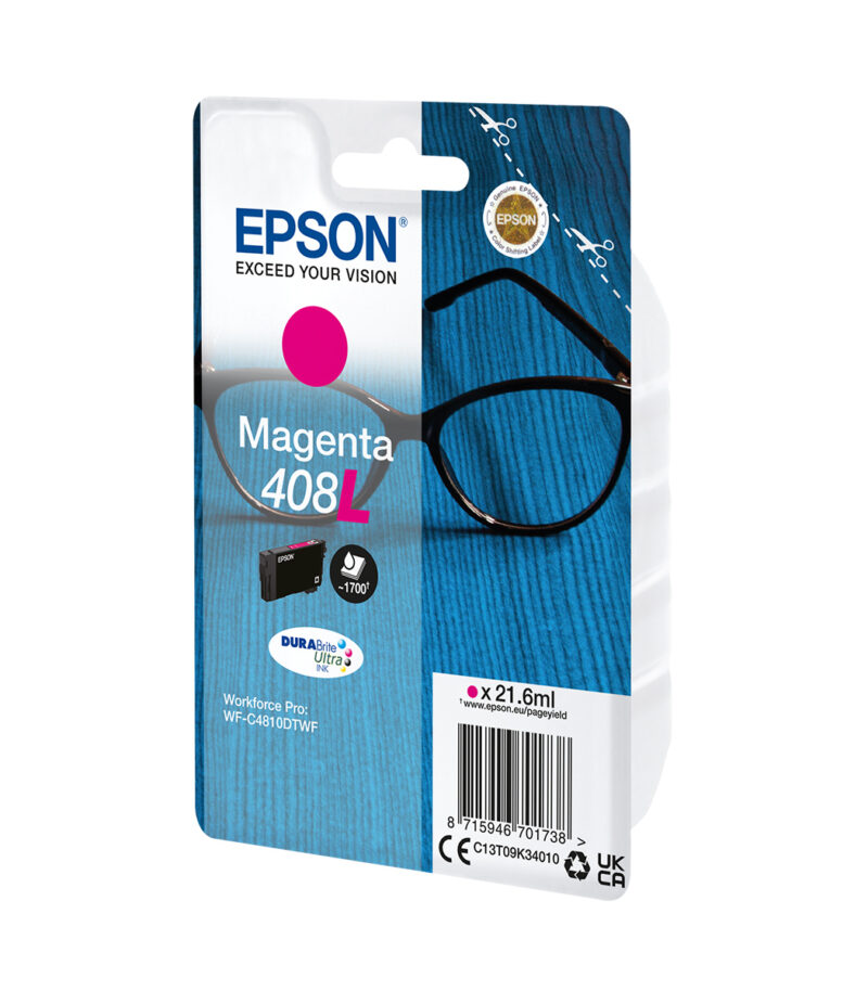Ink Epson 408L C13T09K34010 Magenta - 21.6ml