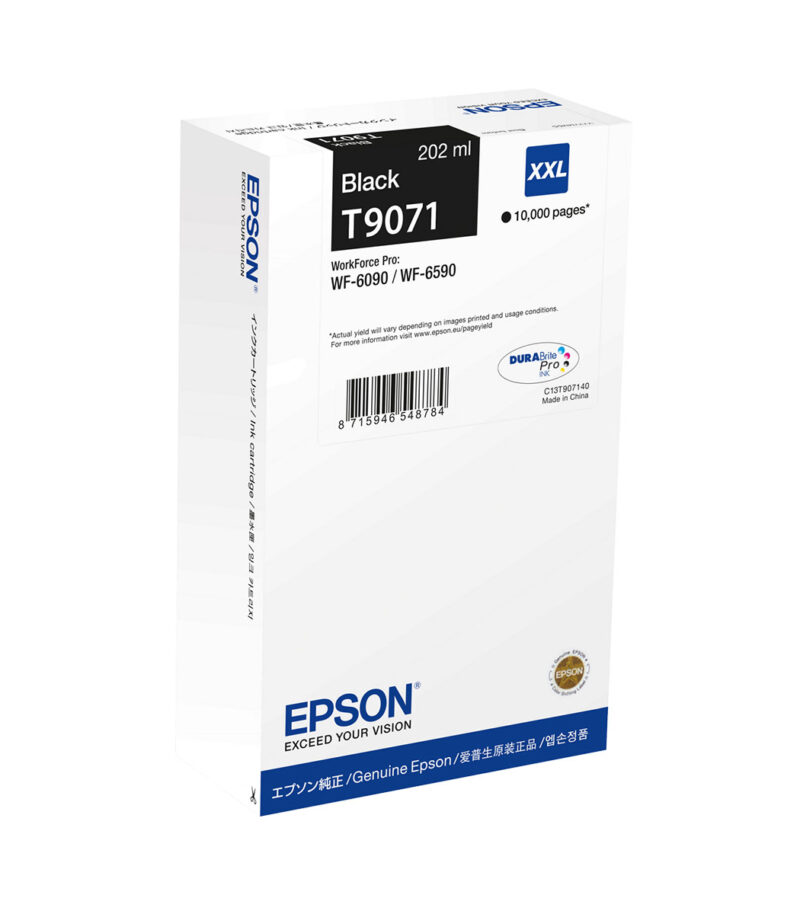 Ink Epson T90714N Black with pigment ink -Size XXL
