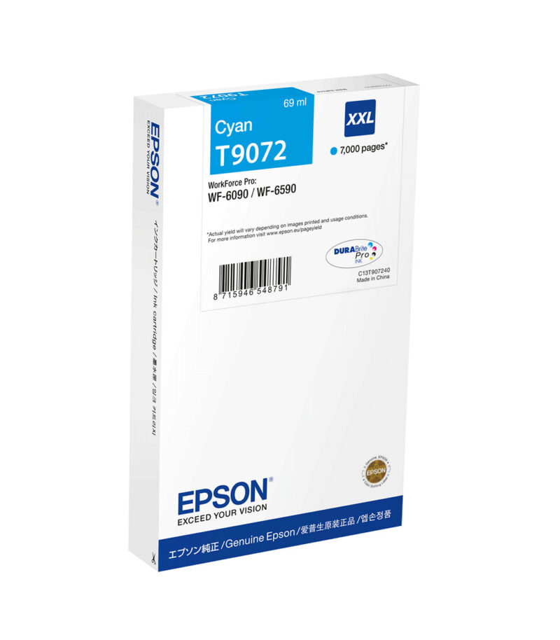 Ink Epson T90724N Cyan with pigment ink -Size XXL