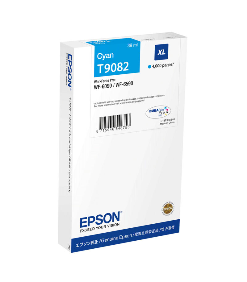 Ink Epson XL C13T90824N Cyan 39ml 4k pgs