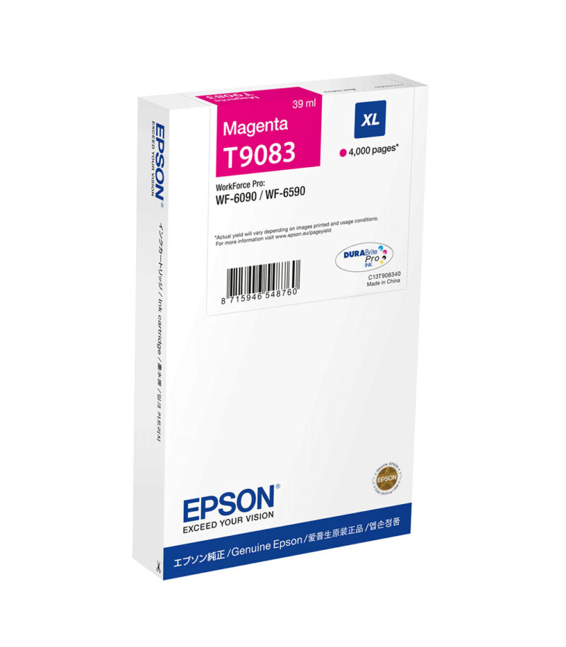 Ink Epson XL C13T90834N Magenta 39ml 4k pgs
