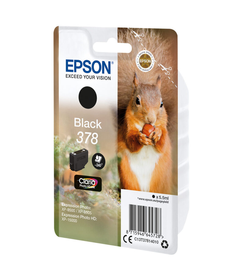 Ink Epson T3781 C13T378140 Black - 5.5ml