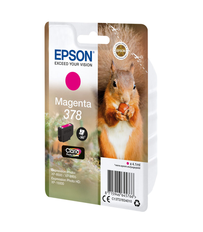 Ink Epson T3783 C13T378340 Magenta - 4.1ml