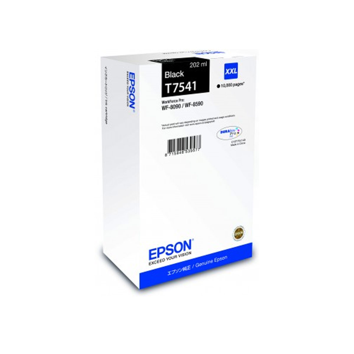 Ink Epson T75414N Black with pigment ink -Size XXL Ink Epson T75414N Black with pigment ink -Size XXL