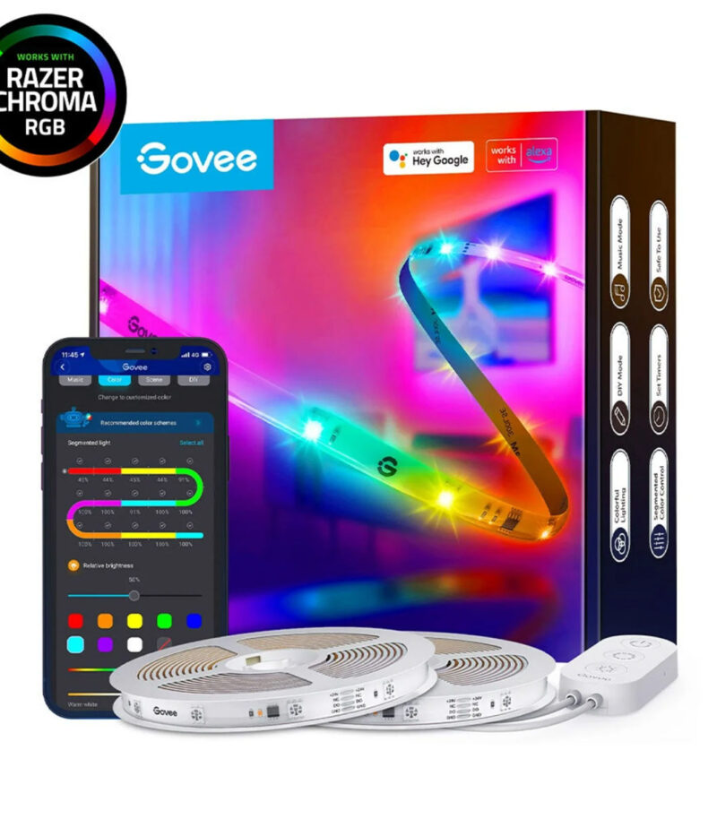 Govee Ταινία LED Τροφοδοσίας 24V RGBIC Μήκους 10m - H619C