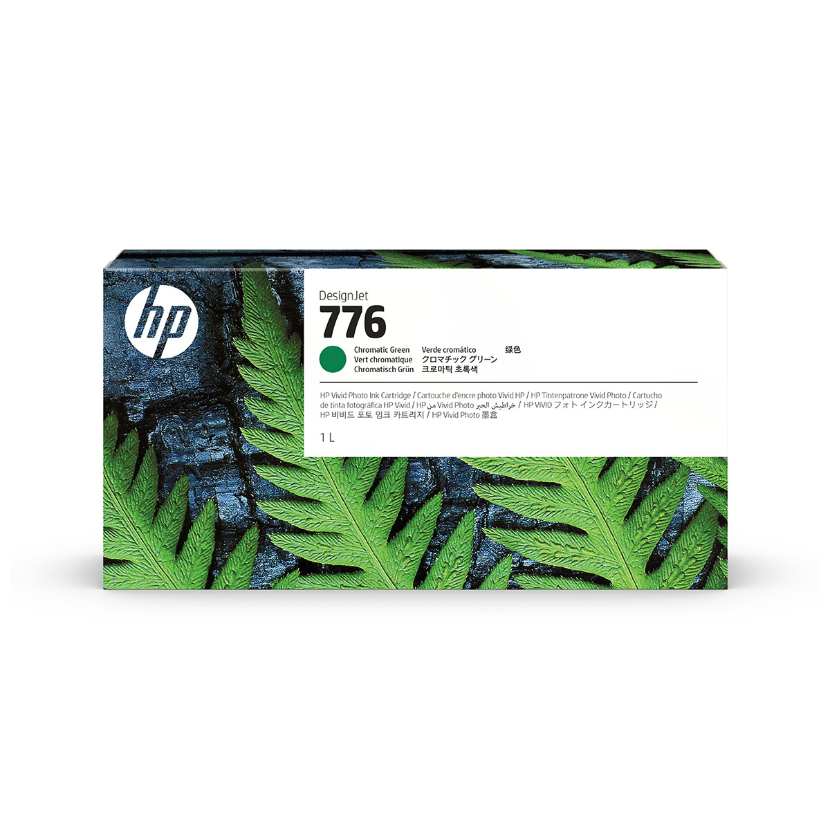 HP 776 1-liter Chromatic Green Ink Cartridge