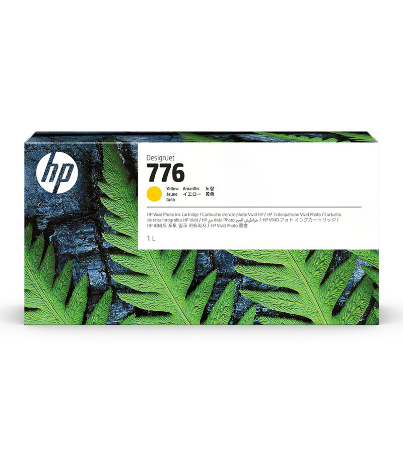 HP 776 1-liter Yellow Ink Cartridge