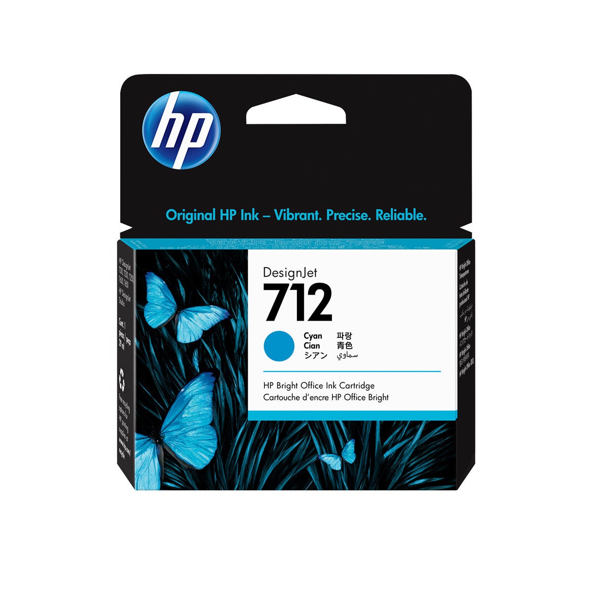 HP 712 29-ml Cyan DesignJet Ink Cartridge