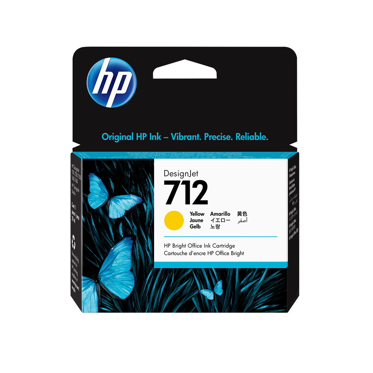 HP 712 29-ml Yellow DesignJet Ink Cartridge