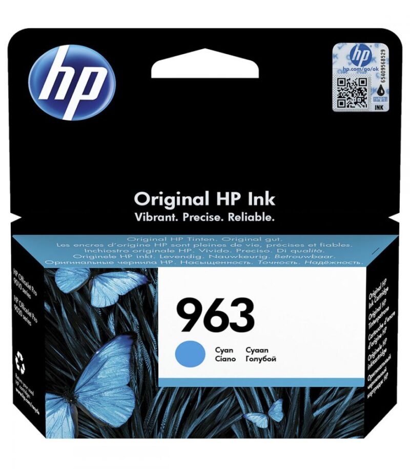 HP 963 Cyan Ink Cartridge ( 3JA23AE )