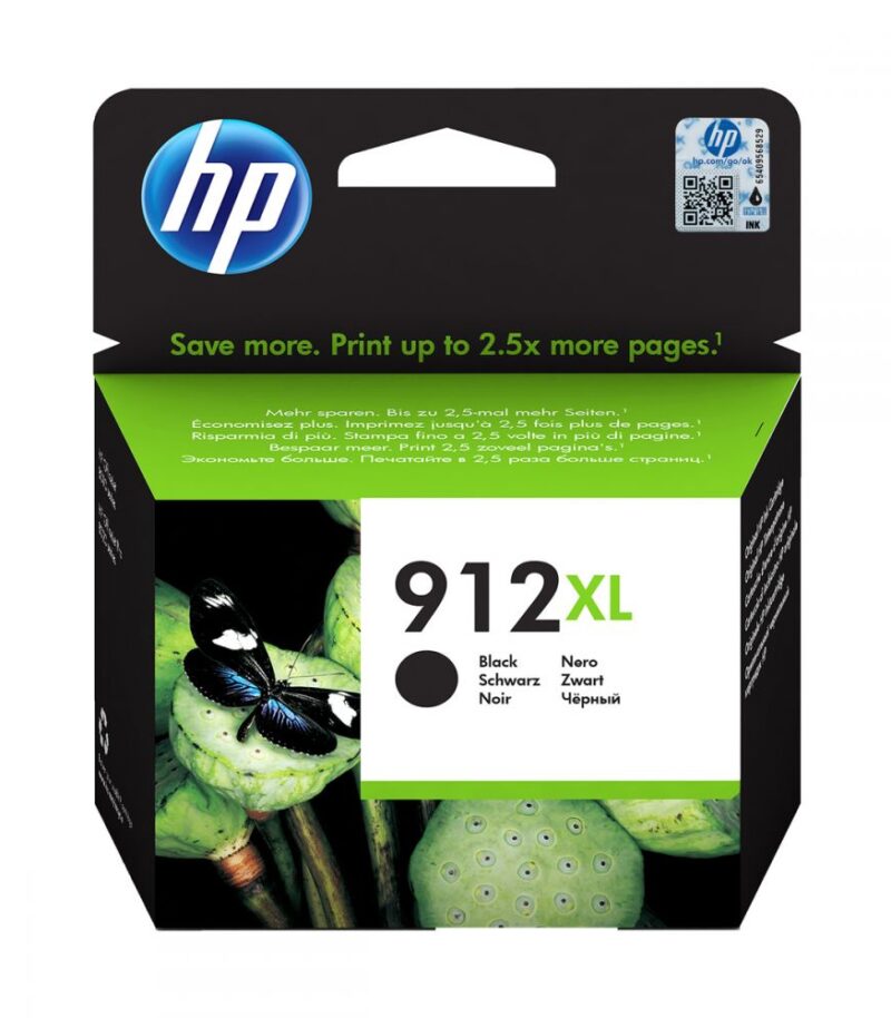 HP 912XL High Yield Black Ink Cartridge ( 3YL84AE )