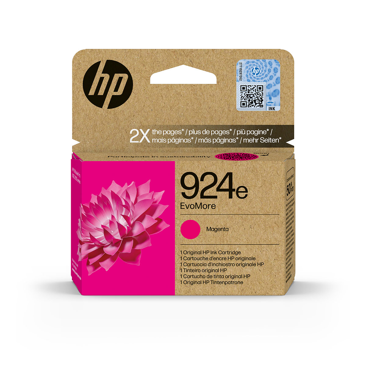 HP 924e EvoMore Magenta Original Ink Cartridge