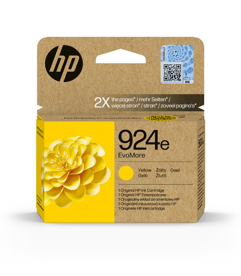 HP 924e EvoMore Yellow Original Ink Cartridge