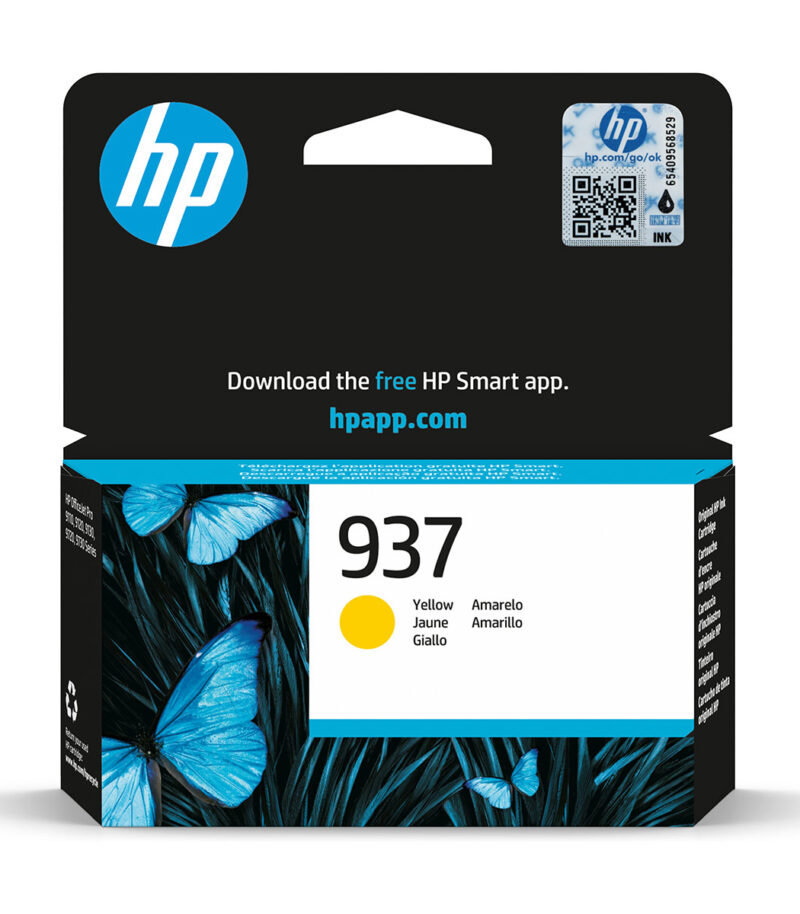 HP 937 Yellow Original Ink Cartridge