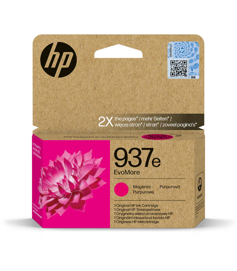 HP 937e EvoMore Magenta Original Ink Cartridge
