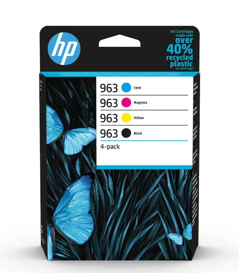 HP 963 CMYK Original Ink Cartridge 4-Pack