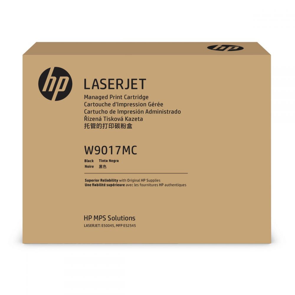 Toner Managed LJ E50045,E52545 HP Black ( 22.5K) W9017MC Contract