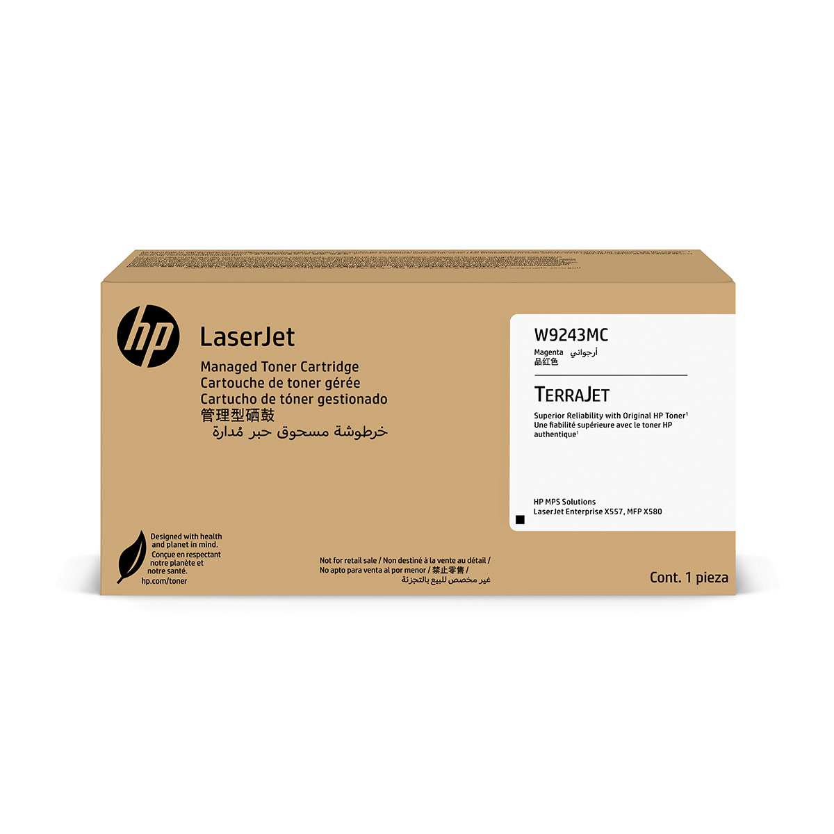 HP W9242MC Magenta Managed Toner Cartridge