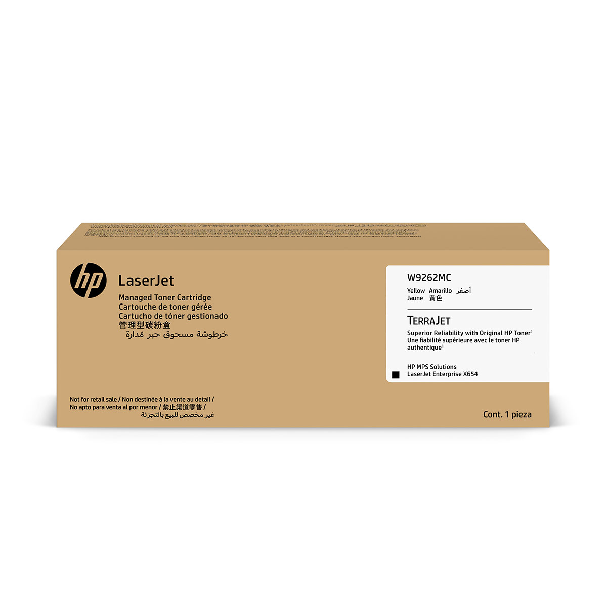 HP W9262MC Yellow Managed Original LaserJet Toner Cartridge