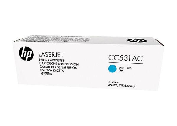 Toner Laser HP LJ CP2025 Cyan - 2.8K Pgs Contractual