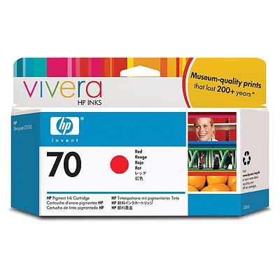 Ink HP No 70 Red Crtr with Vivera Ink - 130ml