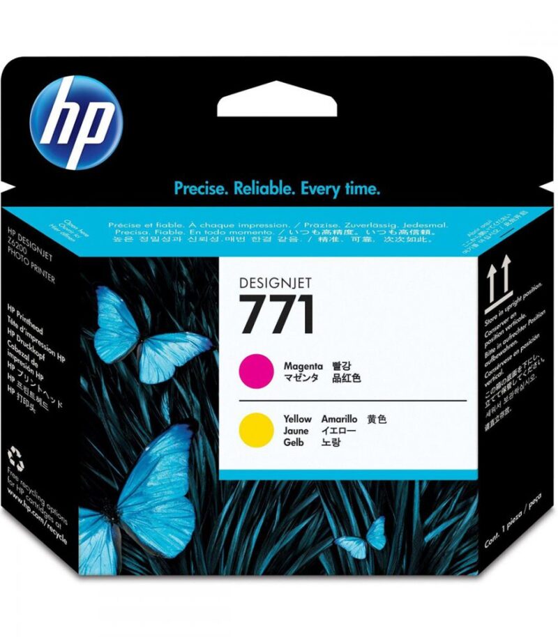 HP No 771 Matte Black Chromatic Red Printhead