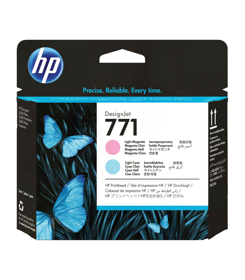 HP 771 Light Magenta-Light Cyan DesignJet Printhead