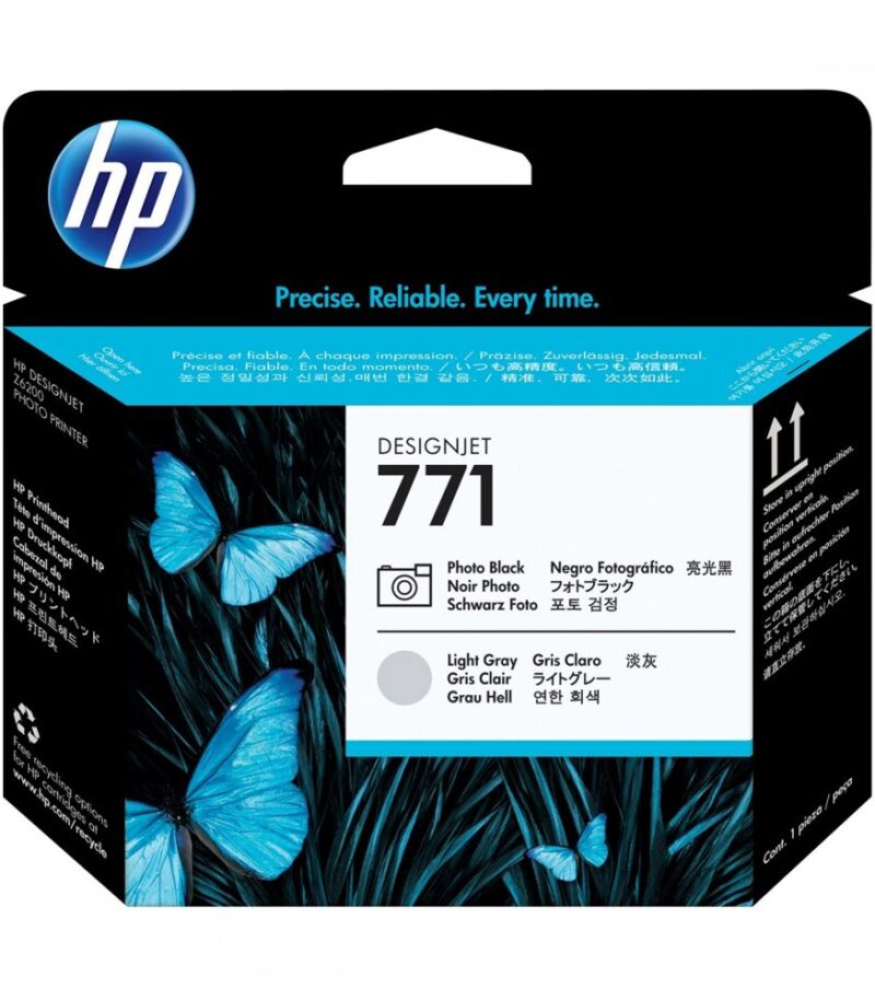 HP 771 Photo Black and Light Gray DesignJet Printhead (CE020A)