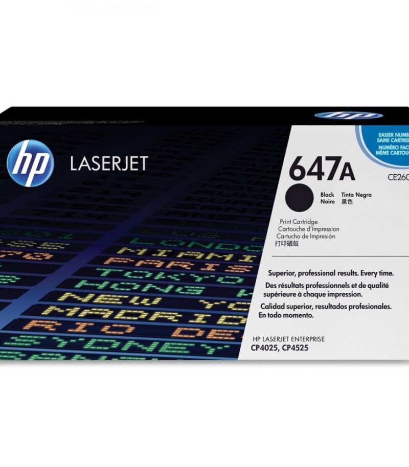 Toner Laser HP LJ Color CP4025 Black 8.5K Pgs