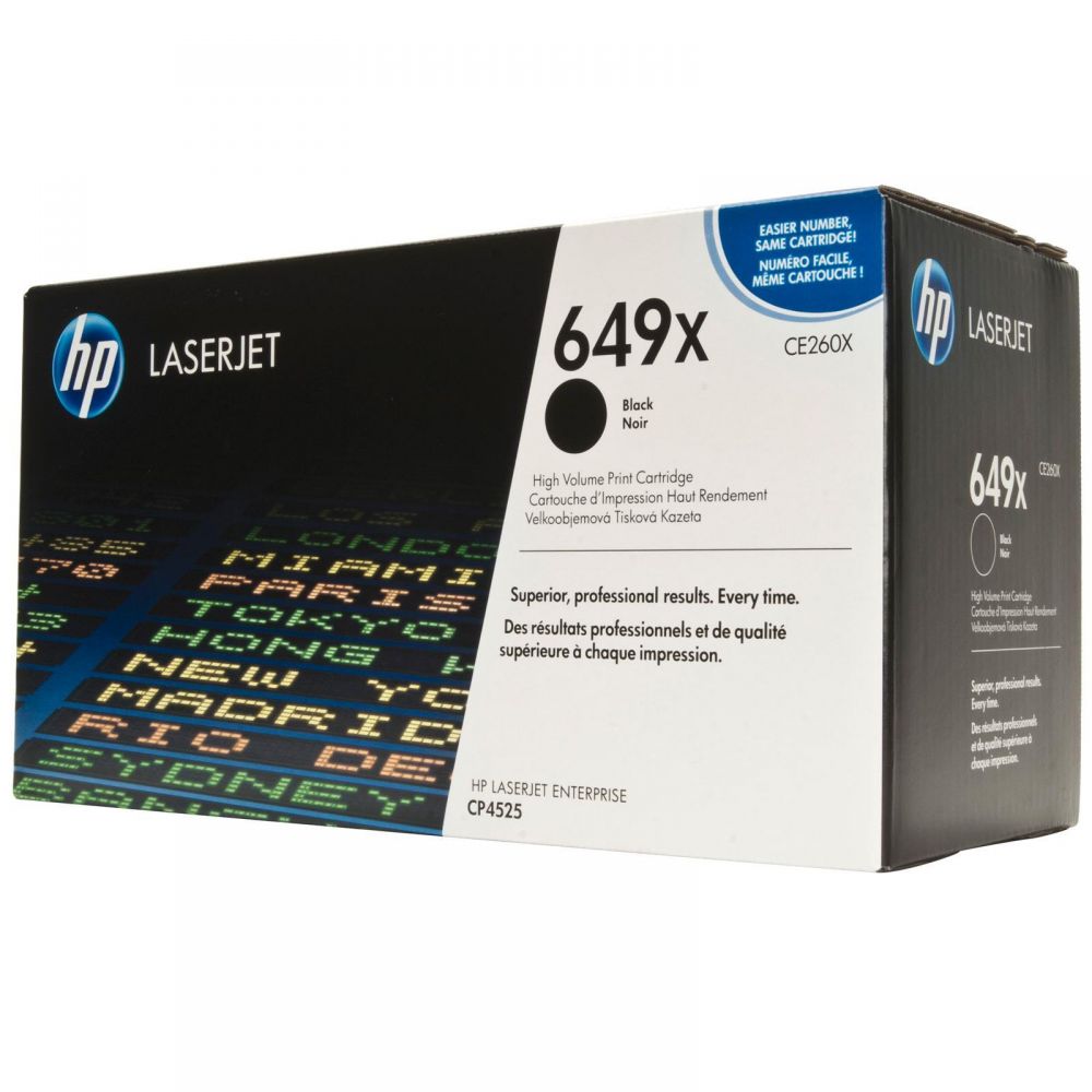 Toner Laser HP LJ Color CP4525 Black 17K Pgs