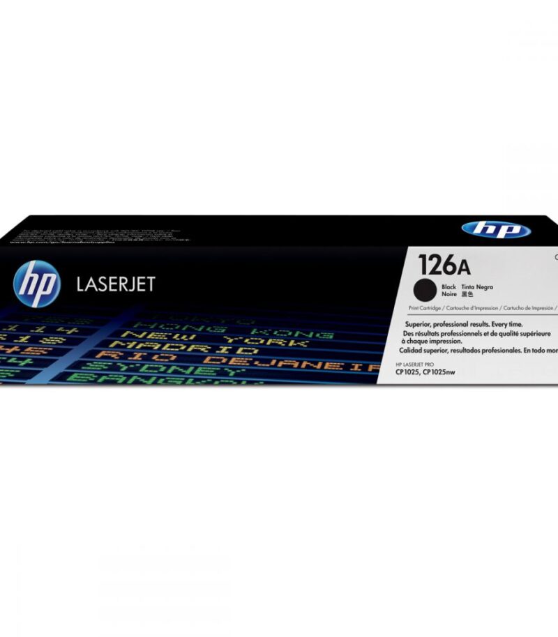 Toner Laser HP LJ Color CP1025 126A Black - 1.2K Pgs