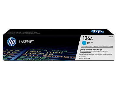 Toner Laser HP LJ Color CP1025 126A Cyan - 1K Pgs