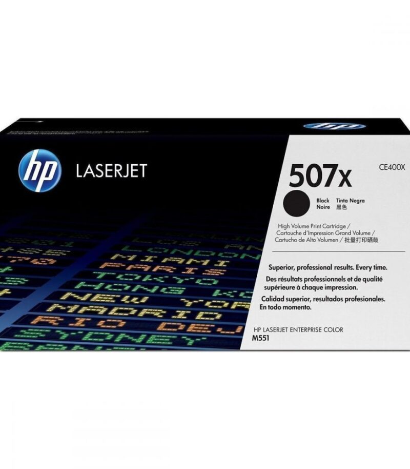 Toner Laser 507X HP LJ Color M551 Black 11K Pgs