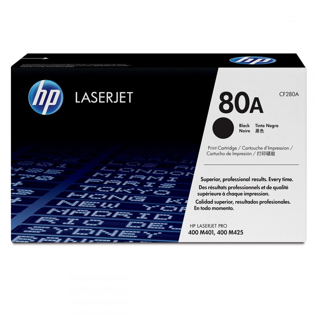 Toner Laser HP 80A LJ Pro 400 Black 2.7K