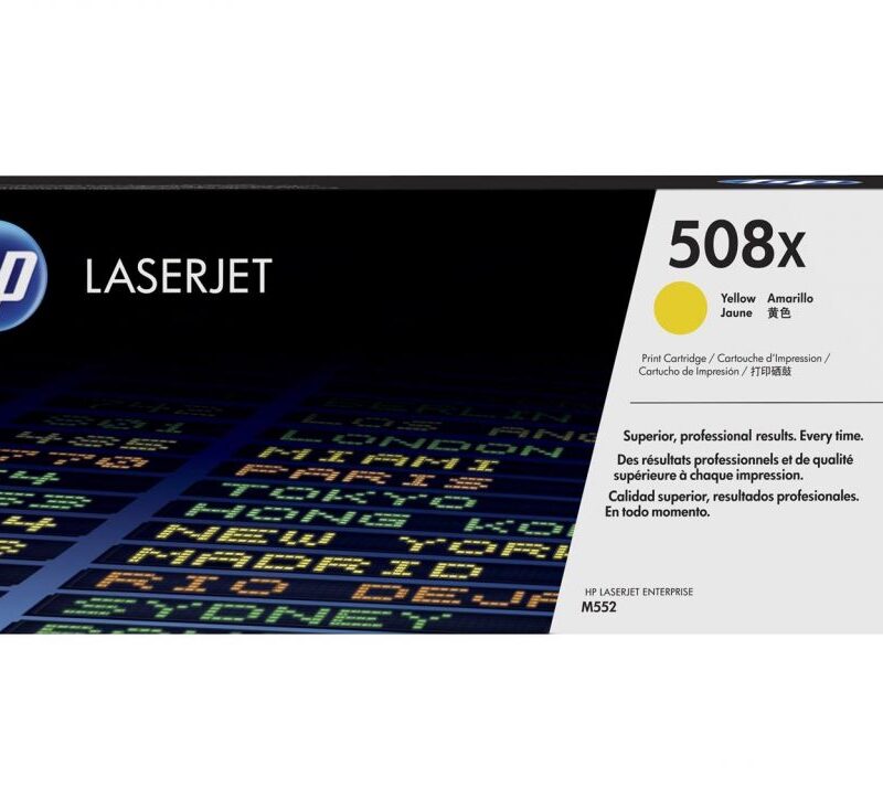 Toner Laser 508X HP LJ Color M552 Yellow 9,5K Pgs