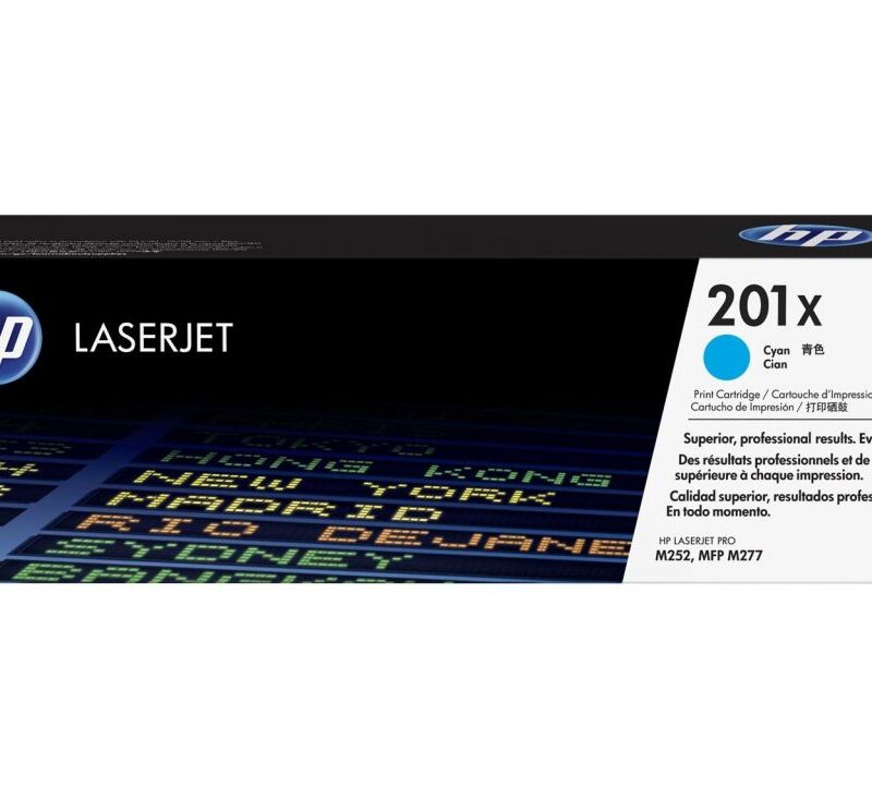 Toner Laser 201X HP LJ Color M252 Cyan 2,3K Pgs