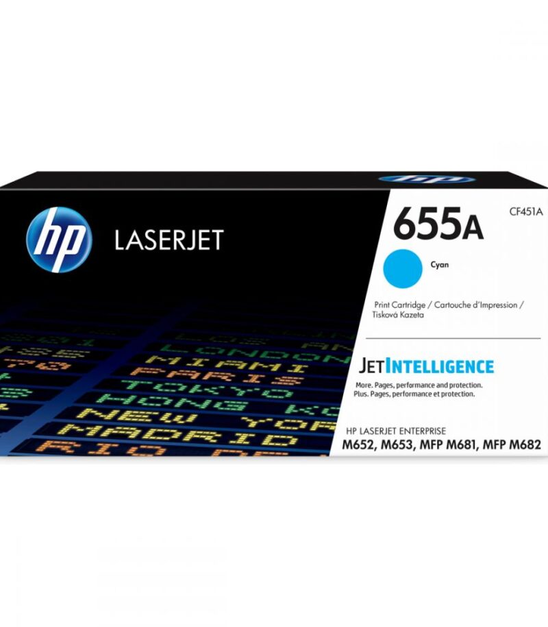 Toner LaserJet HP 655A Cyan ( 10.5K )