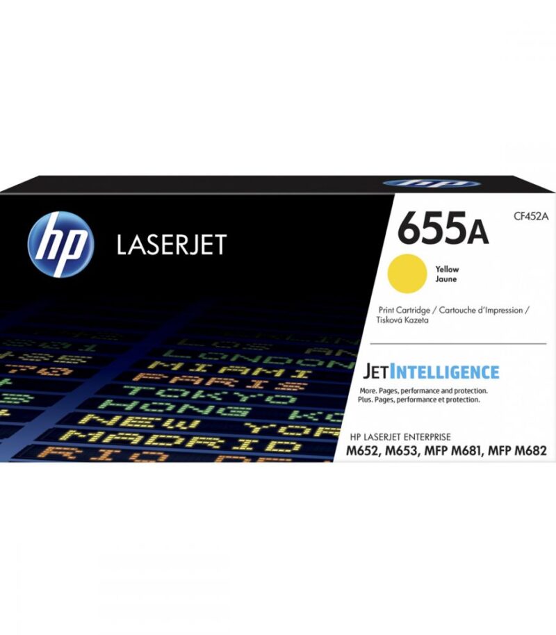 Toner LaserJet HP 655A Yellow ( 10.5K )